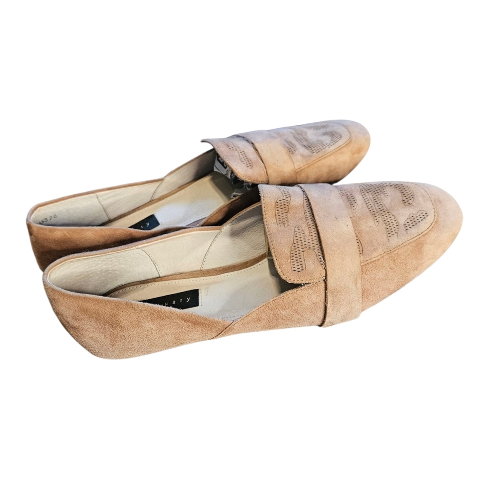Sanctuary Light Brown Suede Loafers